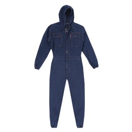 連體工作服   牛仔純棉防燙套裝   春秋男女電焊汽修噴漆機修防塵勞保服   帶腰帶環的工作服   SKWK085 連體工作服   牛仔純棉防燙套裝   春秋男女電焊汽修噴漆機修防塵勞保服   帶腰帶環的工作服   SKWK085